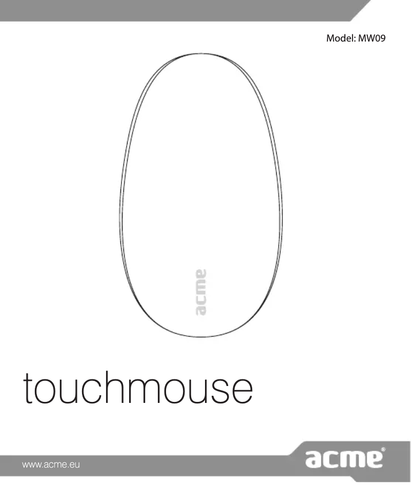 Page 1 de la notice Manuel utilisateur Acme United MW09B