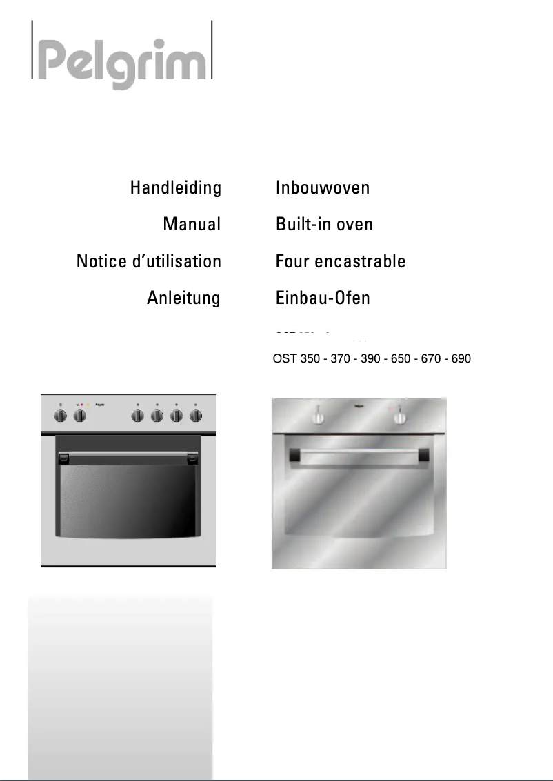 Page 1 of the manual User Manual Pelgrim OST650RVS