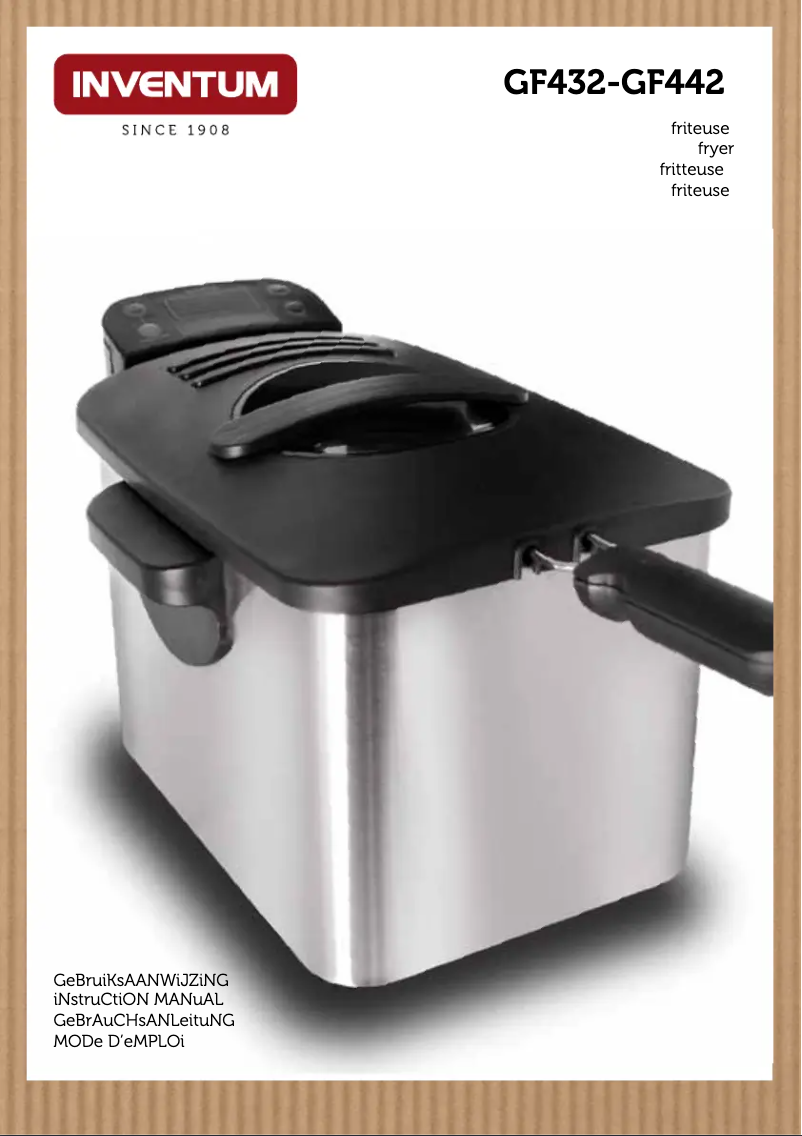 Page n°1 - Manuel utilisateur Inventum GF432E