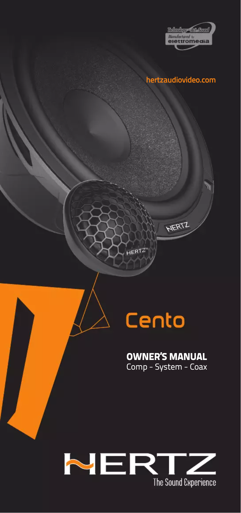 Page 1 of the manual User Manual Hertz Cento CK 165 L