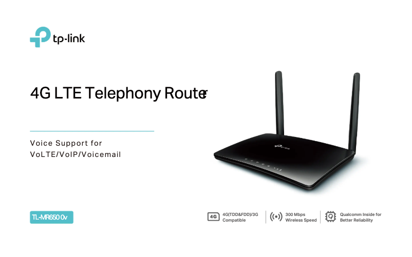 Page n°1 - Fiche technique TP-Link TL-MR6500v