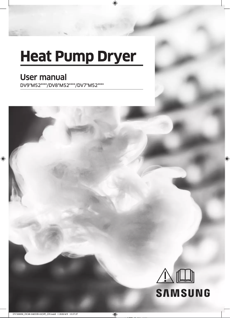 Page 1 de la notice Manuel utilisateur Samsung DV70M5210KW