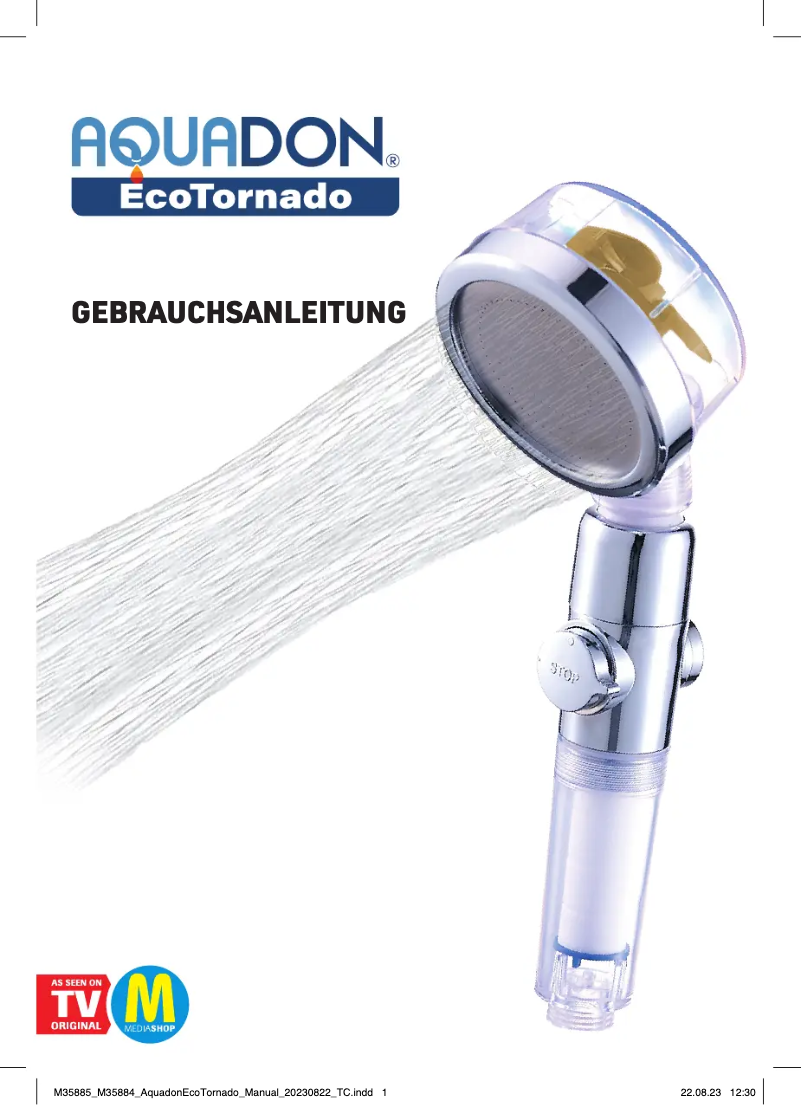 Image de la première page du manuel de l'appareil EcoTornado