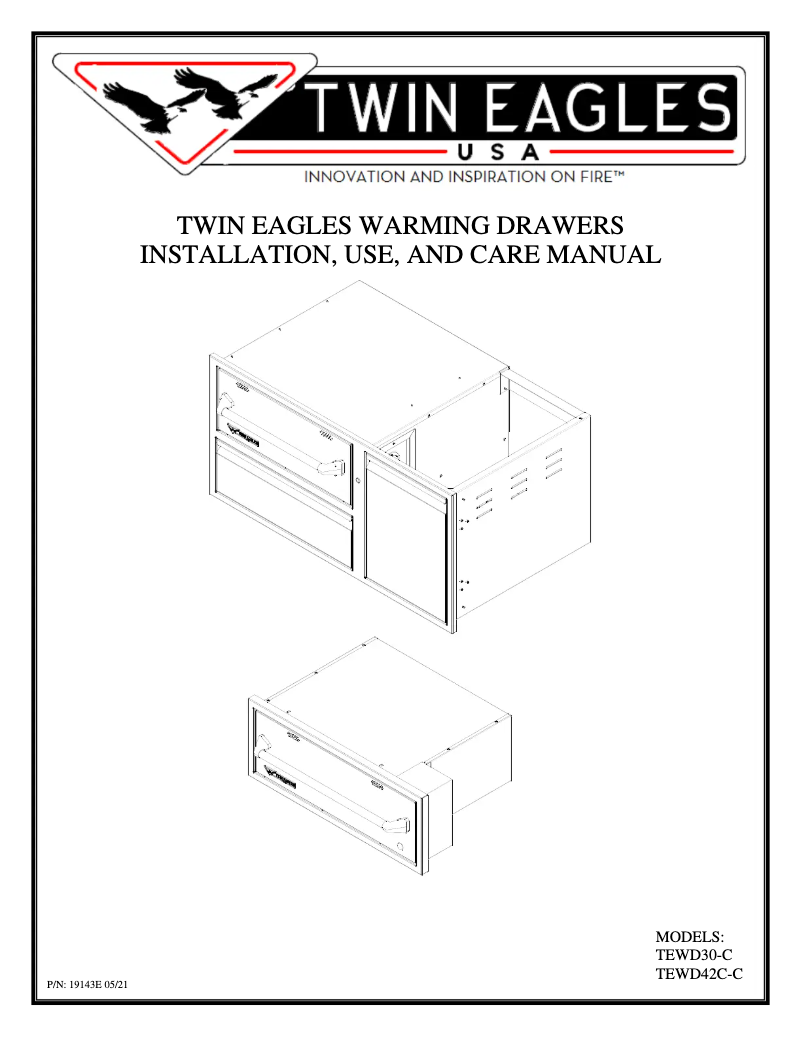 Image de la première page du manuel de l'appareil TEWD42C-C