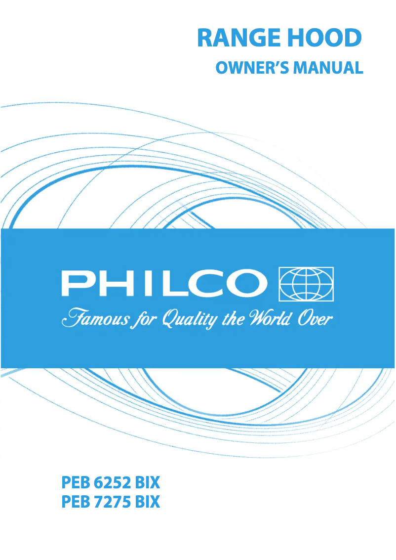 Page 1 de la notice Manuel utilisateur Philco PEB 7275 BIX