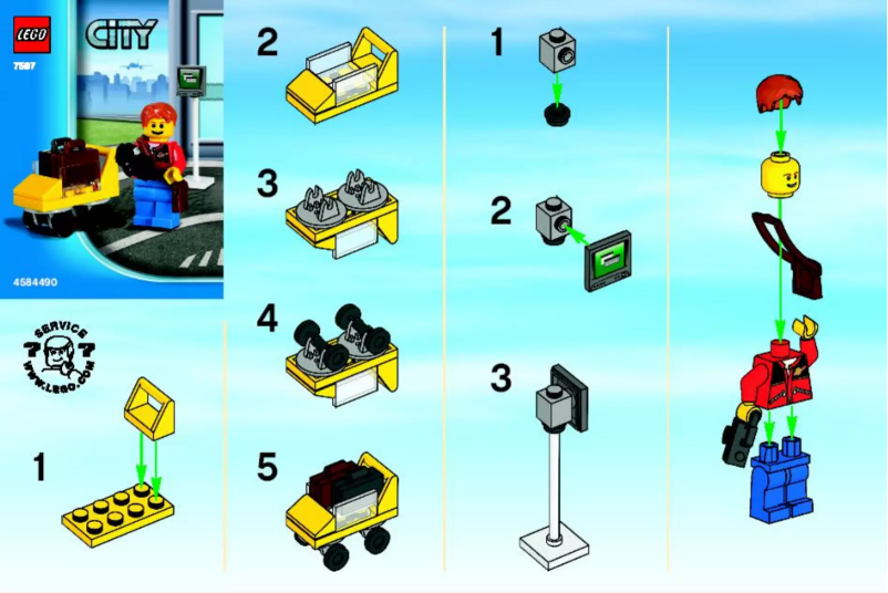 Image de la première page du manuel de l'appareil City 7567
