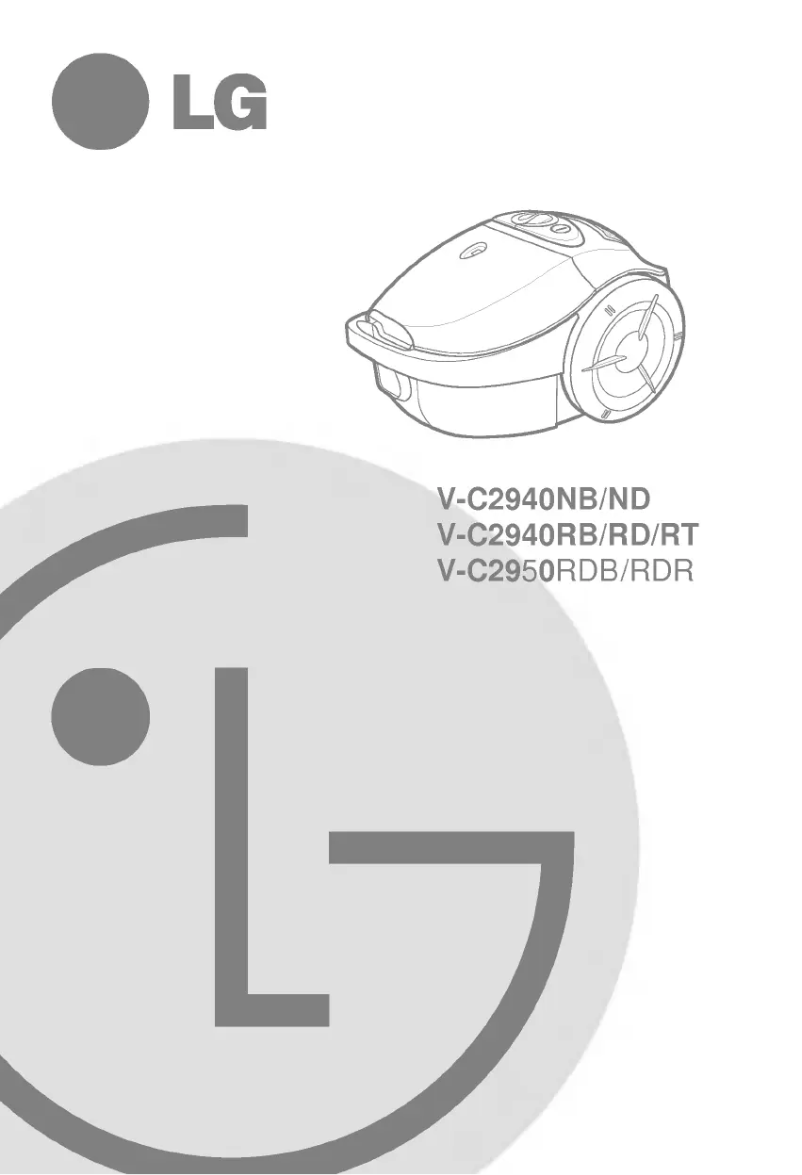 Image de la première page du manuel de l'appareil V-C2940NB