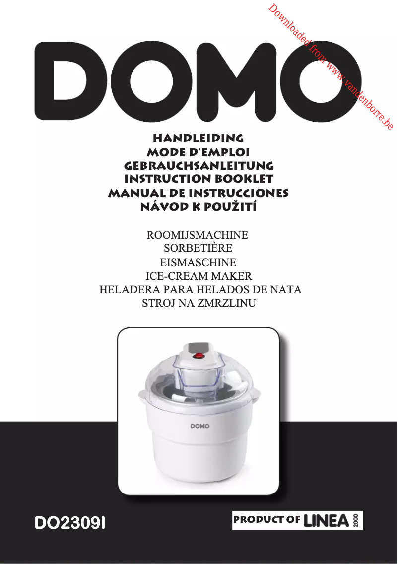 Page n°1 - Manuel utilisateur Domo DO2309L