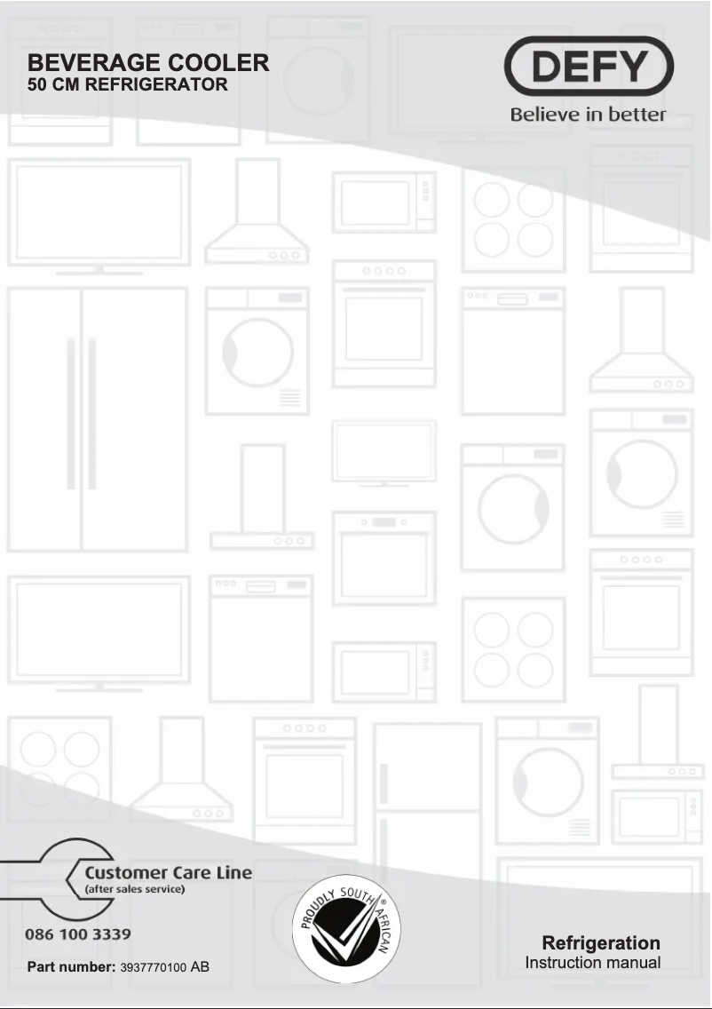 Image de la première page du manuel de l'appareil B4802W