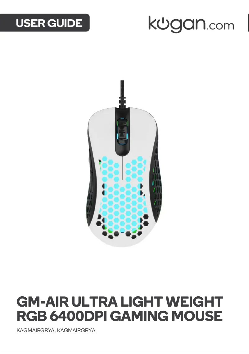 Page n°1 - Manuel utilisateur Kogan KAGMAIRGRYA