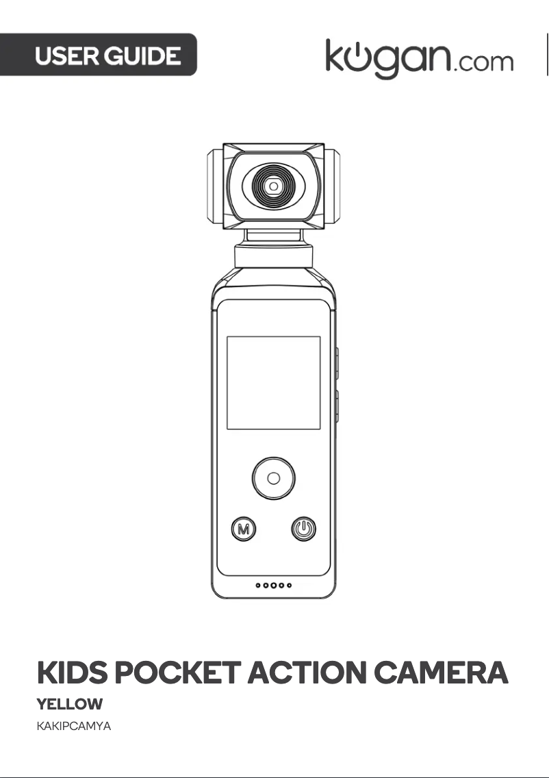 Page 1 de la notice Manuel utilisateur Kogan KAKIPCAMYA