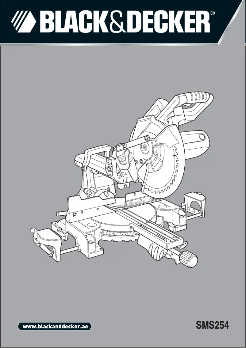 Page n°1 - Manuel utilisateur Black & Decker SMS254