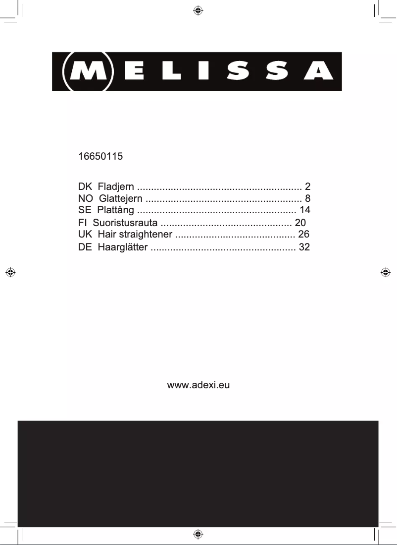 Image de la première page du manuel de l'appareil 16650115