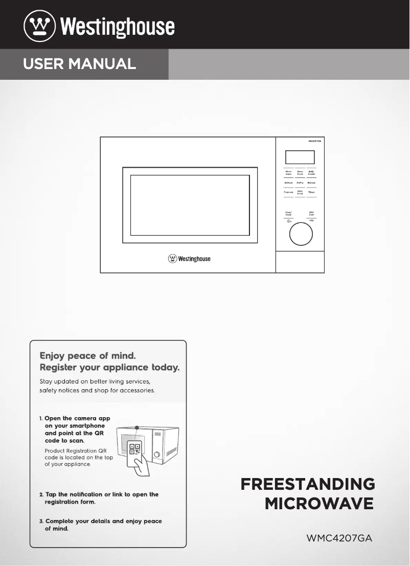 Image de la première page du manuel de l'appareil WMC4207GA