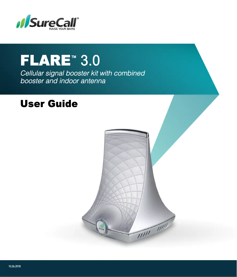 Page n°1 - Manuel utilisateur SureCall Flare