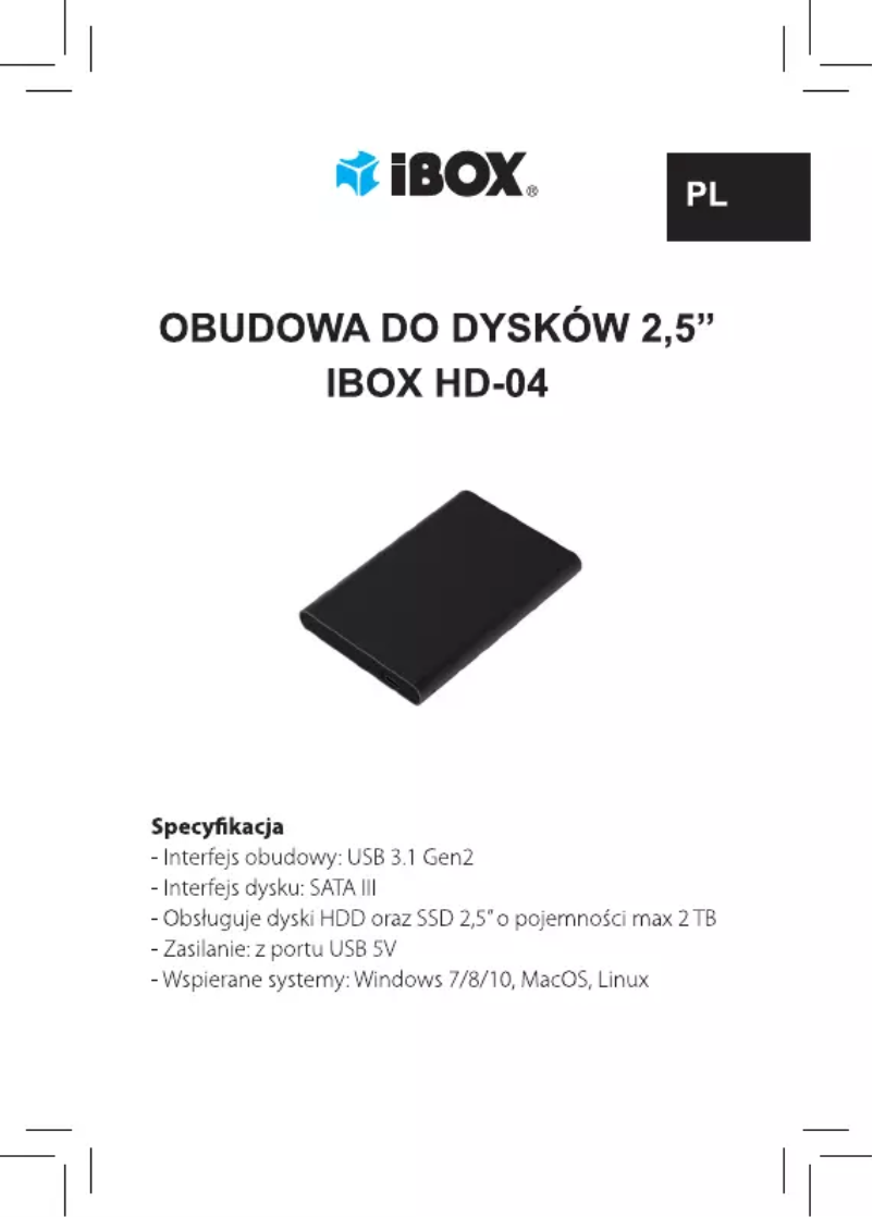 Image de la première page du manuel de l'appareil HD-04