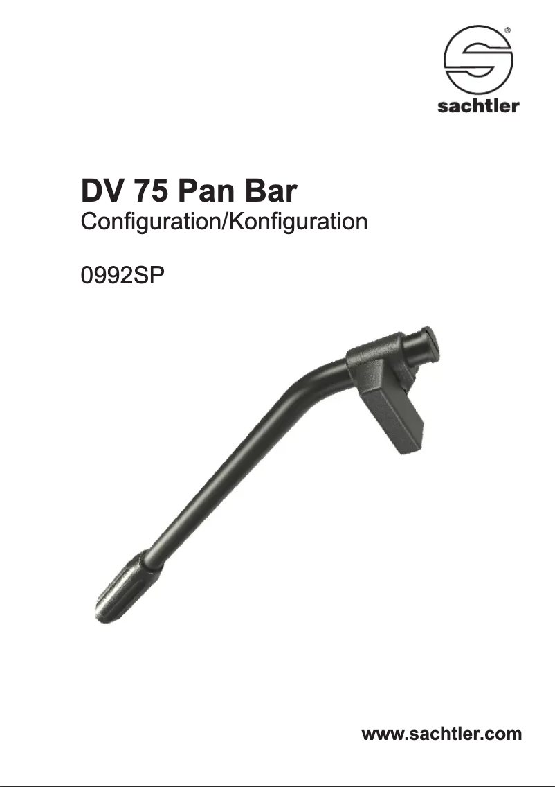 Image de la première page du manuel de l'appareil DV 75
