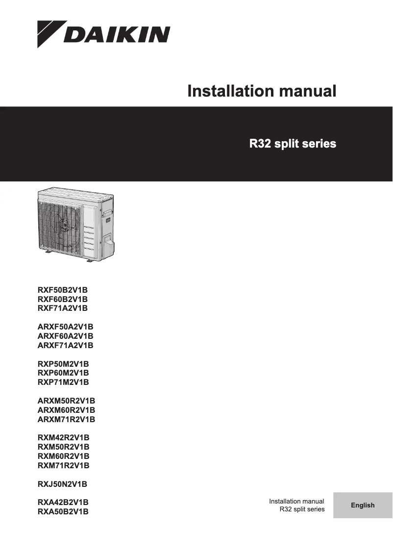 Page n°1 - Manuel utilisateur Daikin RXJ50N