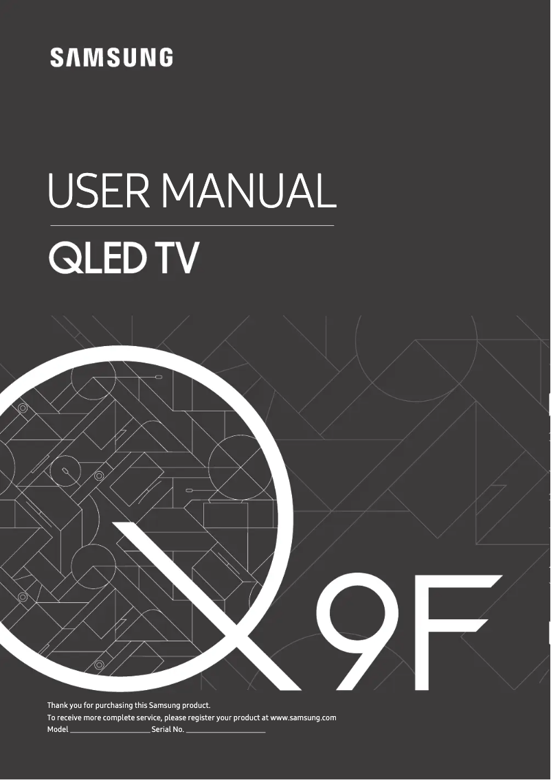 Page n°1 - Manuel utilisateur Samsung QE75Q9FNAT