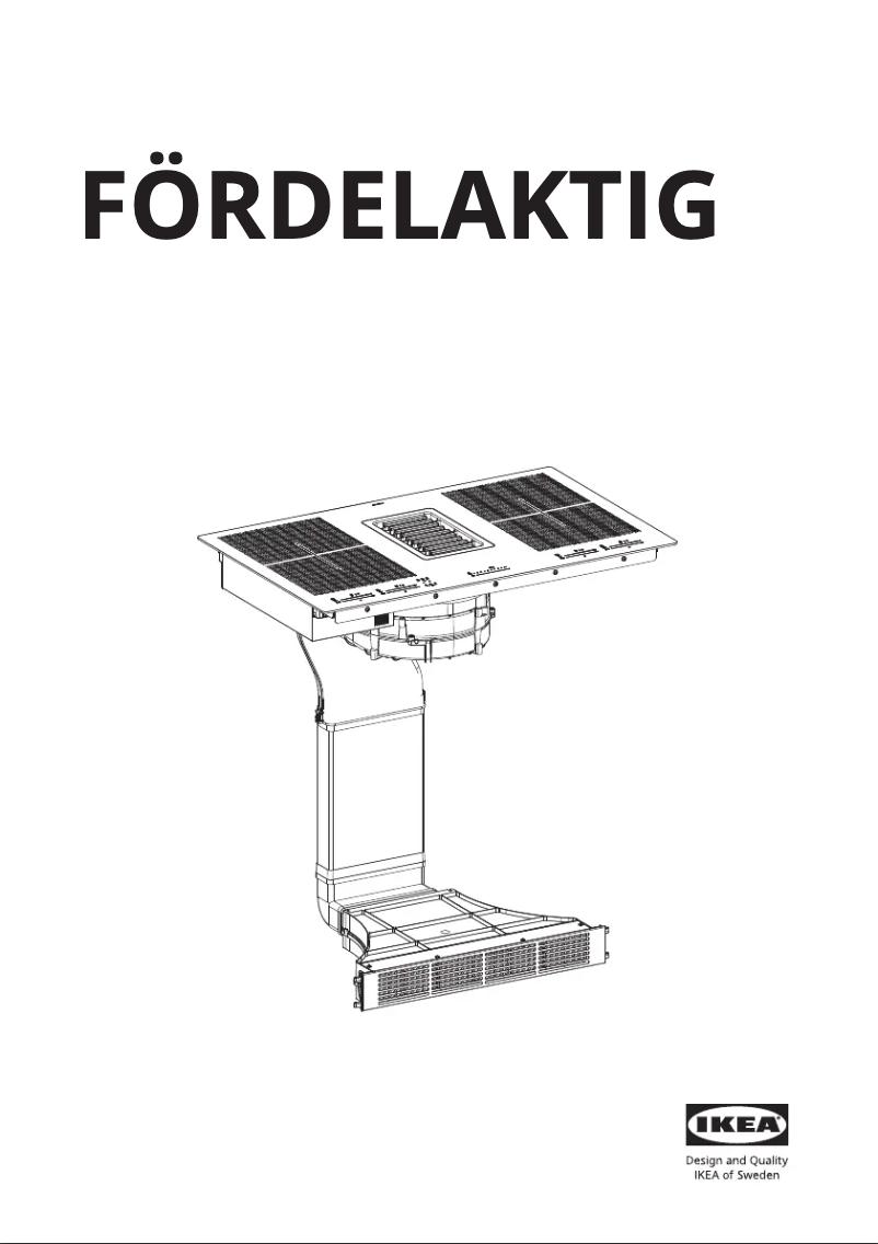 Page 1 de la notice Manuel utilisateur Ikea FÖRDELAKTIG 905.348.52