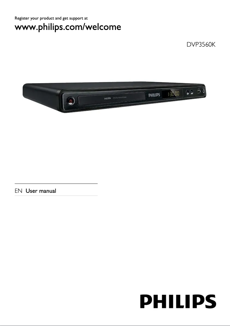 Page 1 de la notice Manuel utilisateur Philips HTP3560K