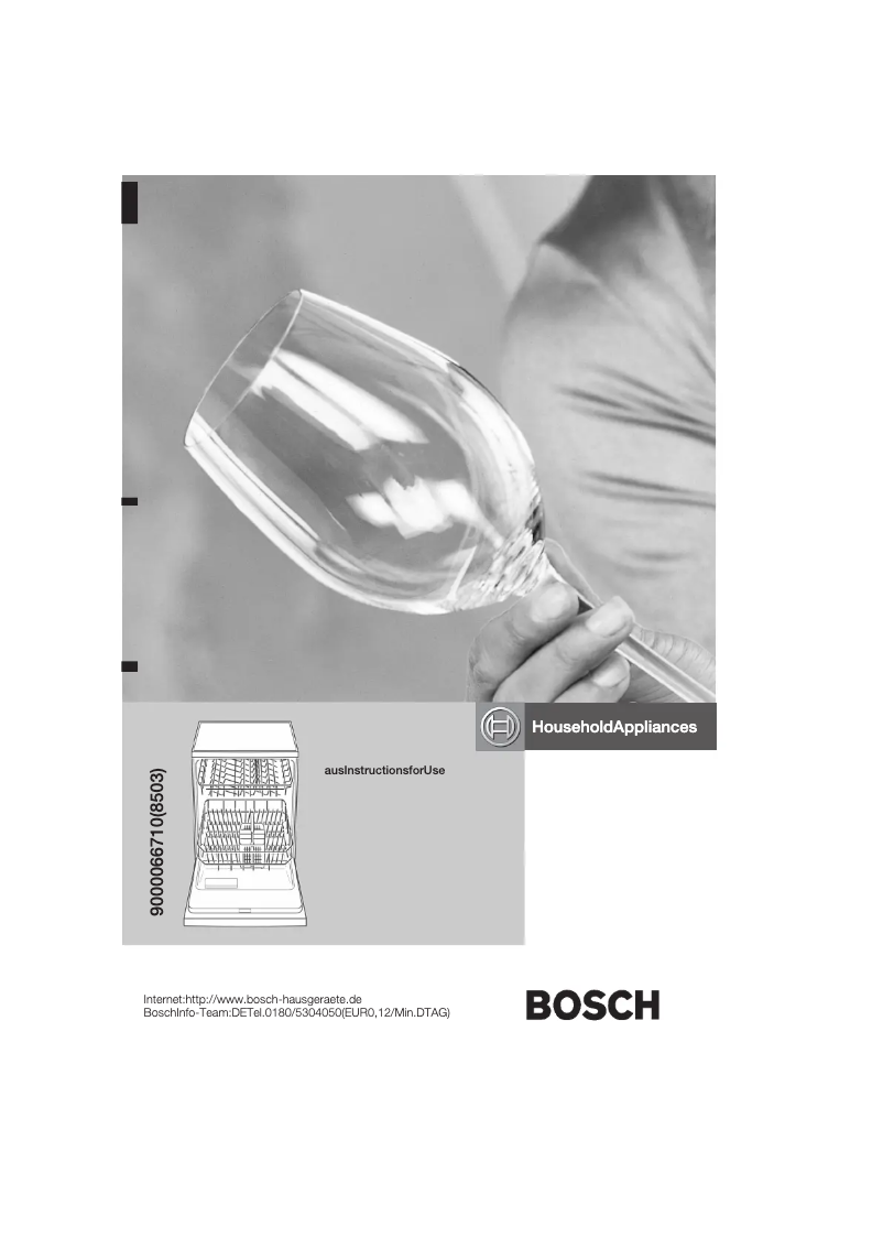 Page 1 de la notice Manuel utilisateur Bosch SGV55M03