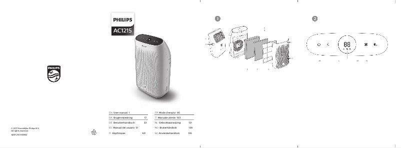 Page n°1 - Manuel utilisateur Philips AC2939