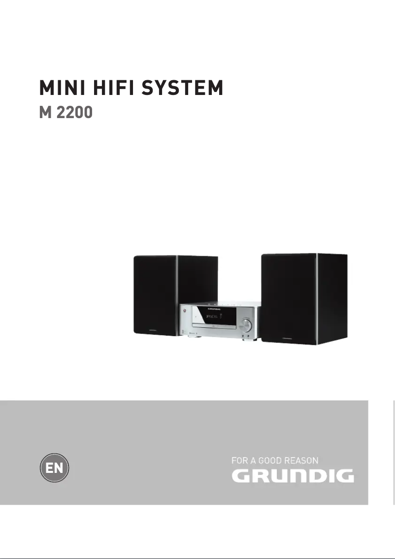 Page 1 de la notice Manuel utilisateur Grundig M2200