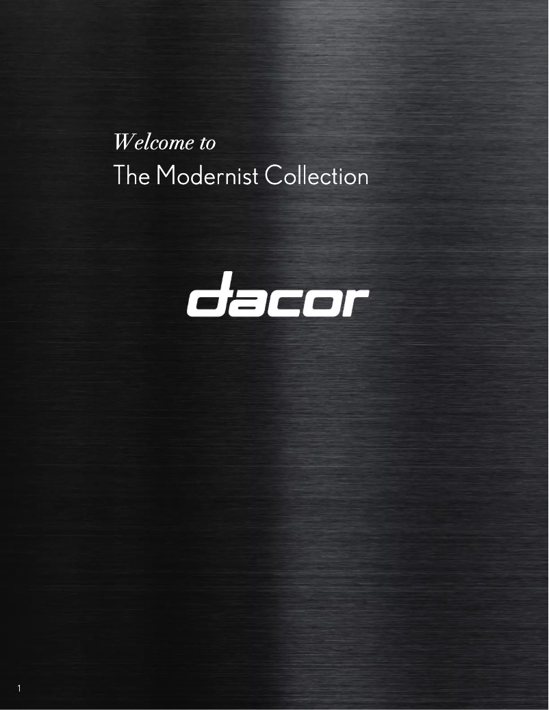 Page n°1 - Brochure Dacor DRF427500AP