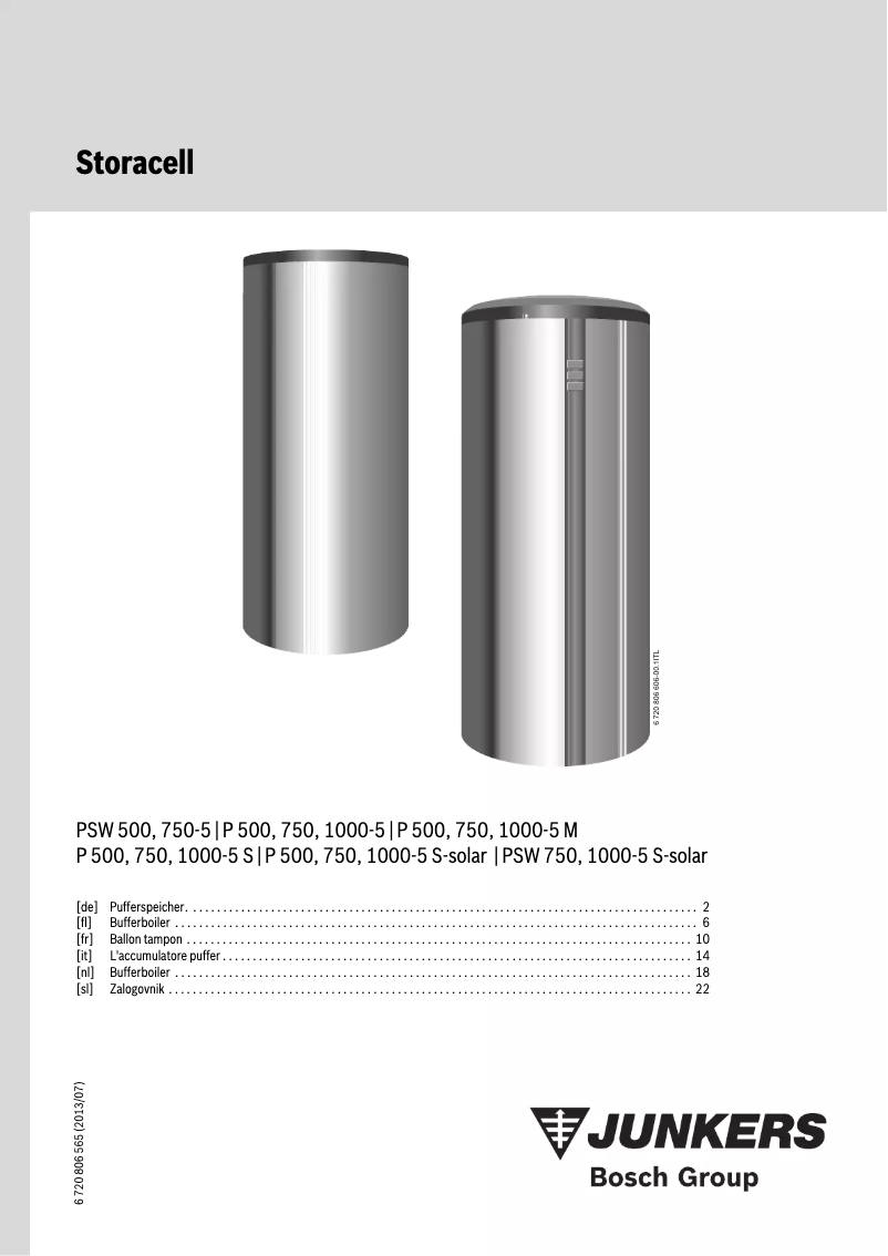 Image de la première page du manuel de l'appareil PSW 750-5