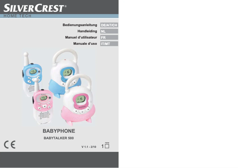 Image de la première page du manuel de l'appareil Babytalker 500