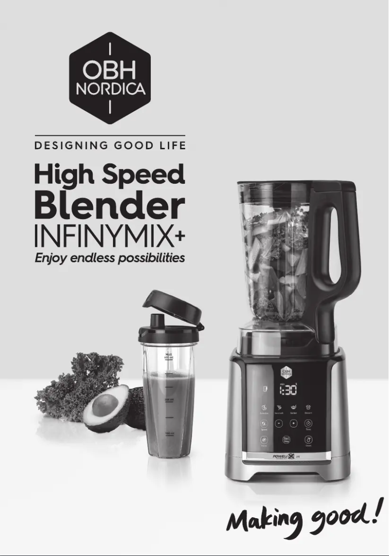 Image de la première page du manuel de l'appareil Infiny Mix+ LH91HDS0