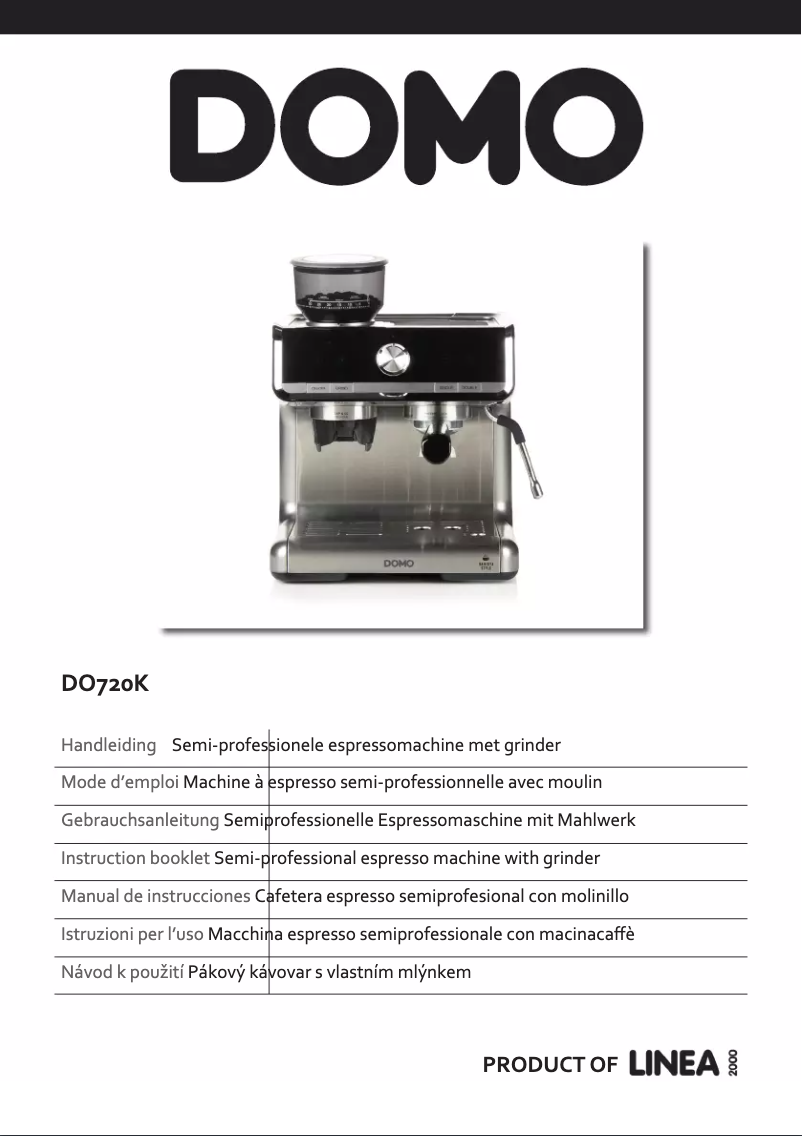 Page 1 de la notice Manuel utilisateur Domo DO720K