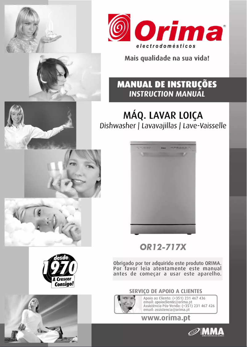 Page n°1 - Manuel utilisateur Orima OR 12-717 X