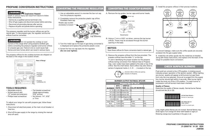 Página 1 del manual Instrucciones / montaje GE JGBS86SPSS