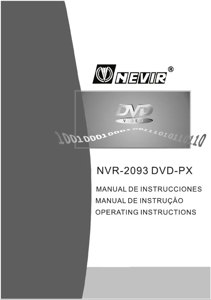 Page 1 de la notice Manuel utilisateur Nevir NVR-2093