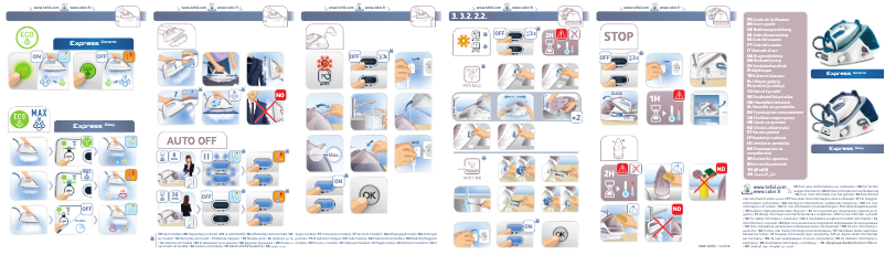 Image de la première page du manuel de l'appareil Express Easy Control GV7550