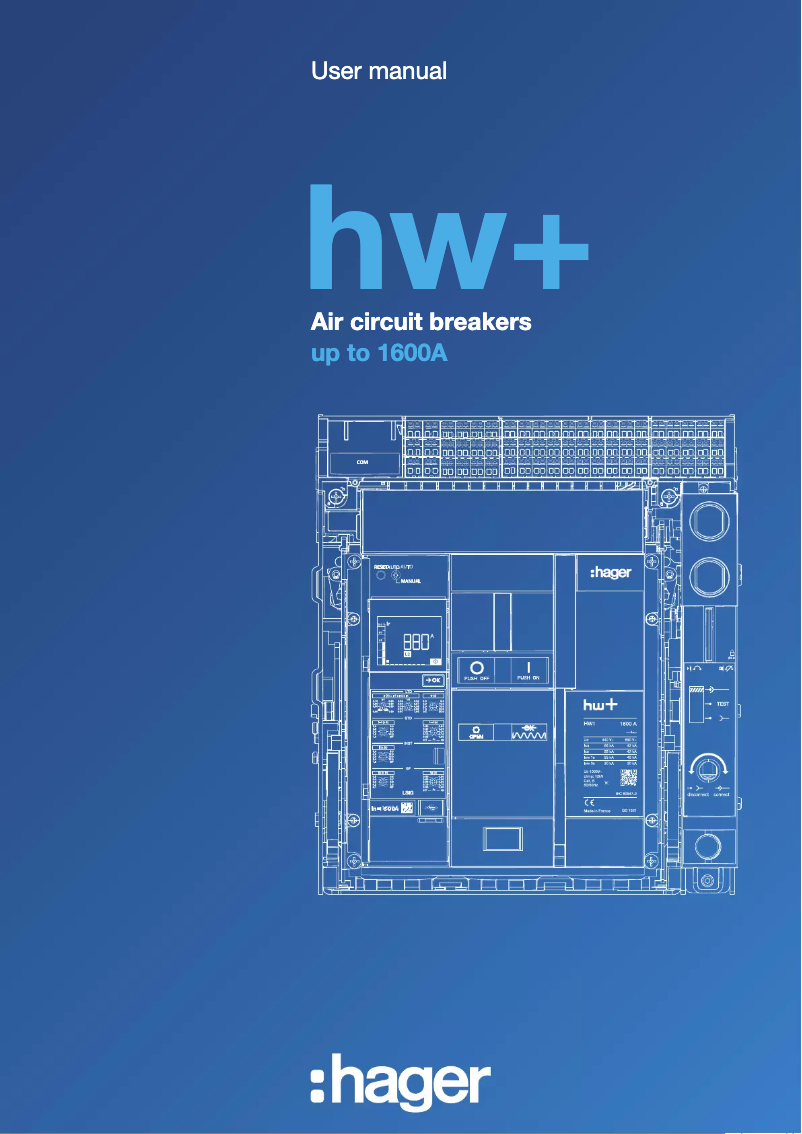 Page n°1 - Manuel utilisateur Hager HW1W416DS