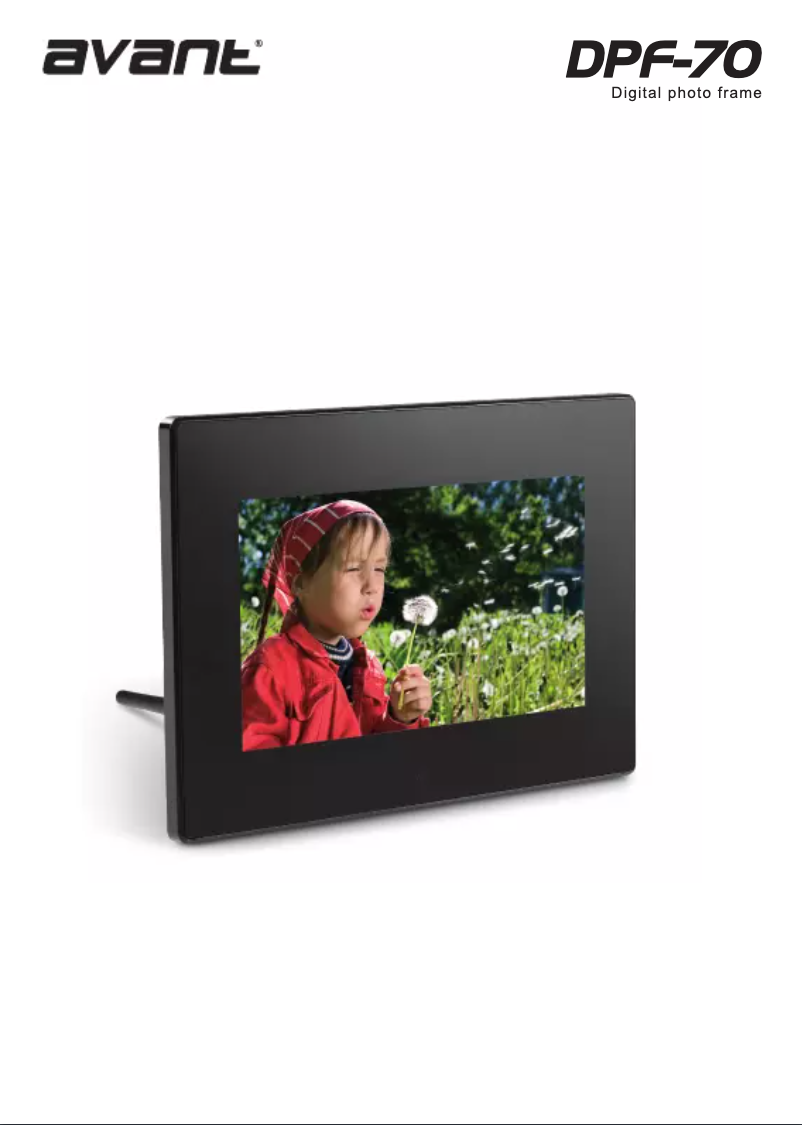 Page n°1 - Manuel utilisateur Avant Tecno DPF-70