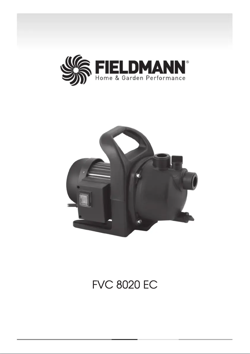 Página 1 del manual Manual de usuario Fieldmann FVC 8020 EC