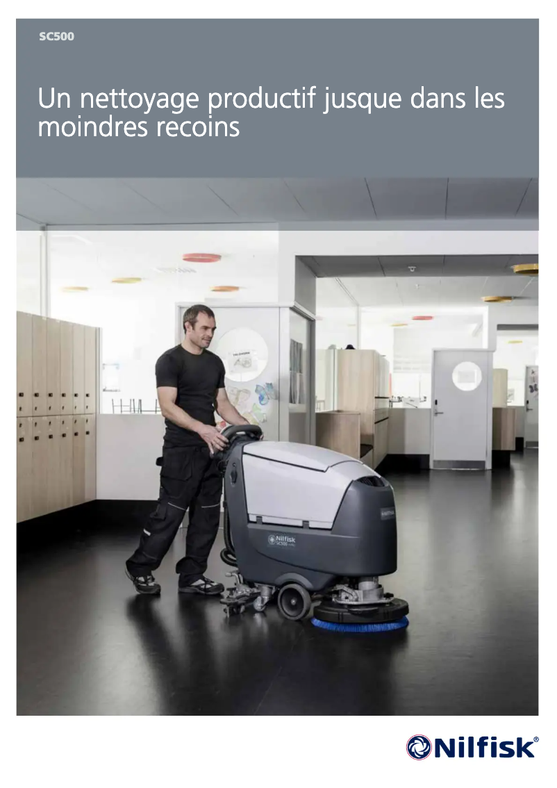 Page 1 of the manual Brochure Nilfisk SC500