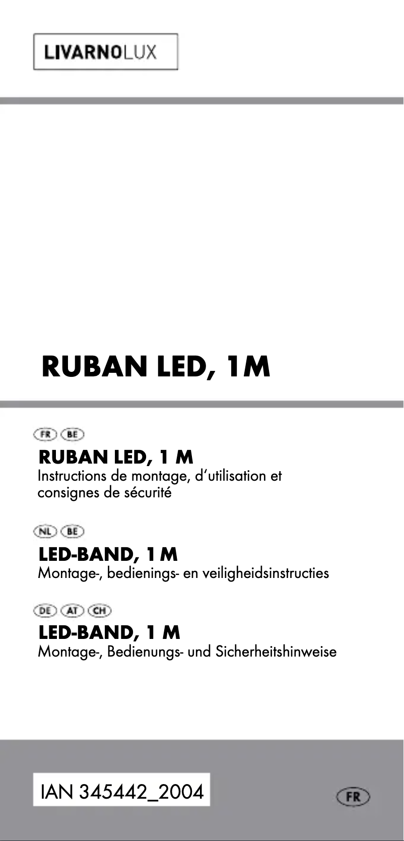 Page n°1 - Manuel utilisateur Livarno Lux IAN 313282