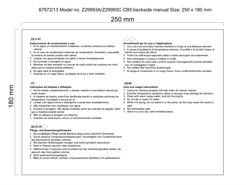 Page n°1 - Manuel utilisateur Ernesto Z29993A