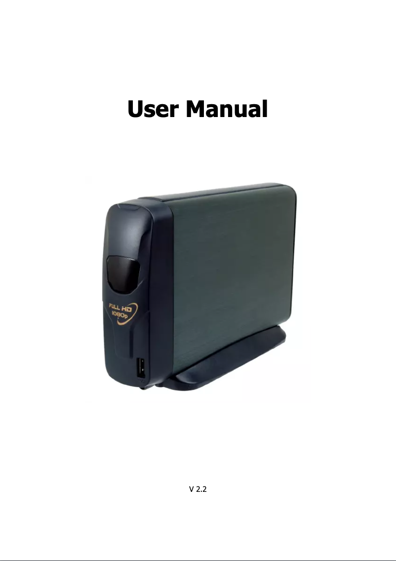 Page 1 of the manual User Manual Argosy HV373T