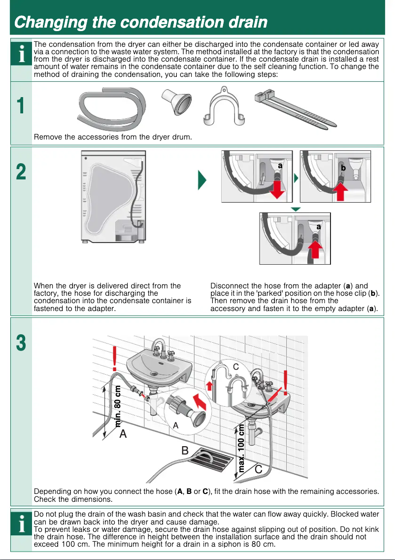 Page 1 of the manual Installation Guide Bosch WTW85230EE