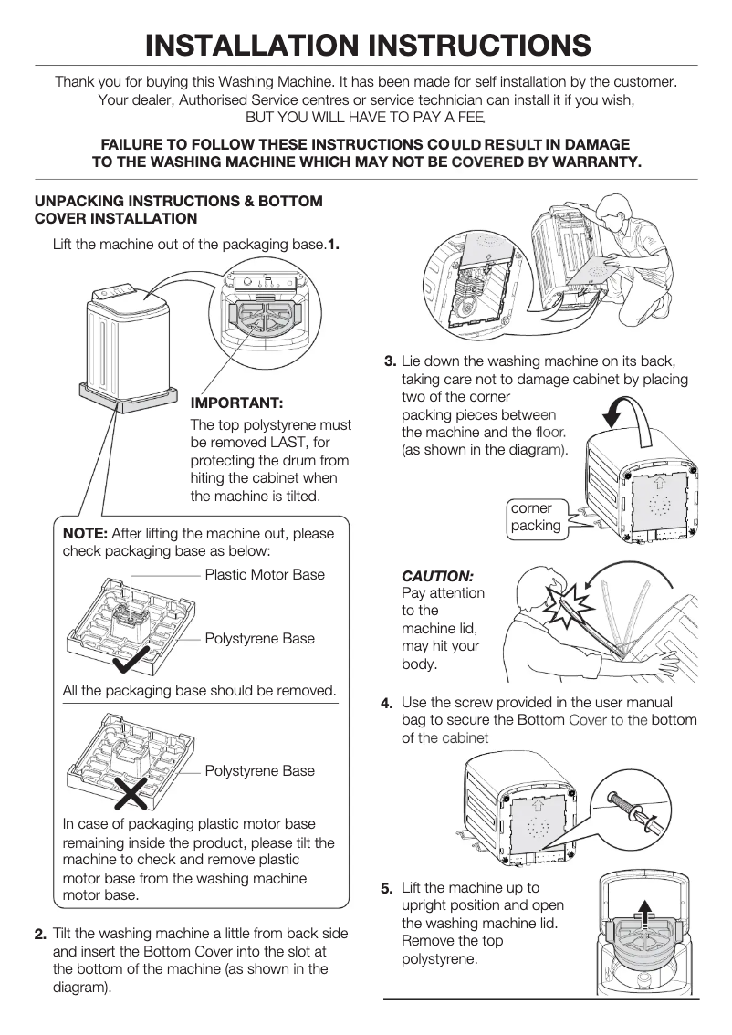 Page n°1 - Guide d'installation Simpson SWT6041