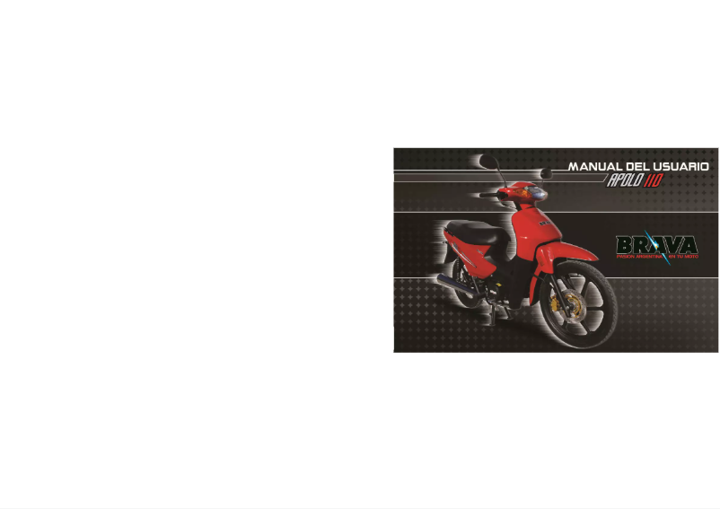 Página 1 del manual Manual de usuario Brava Apollo 110