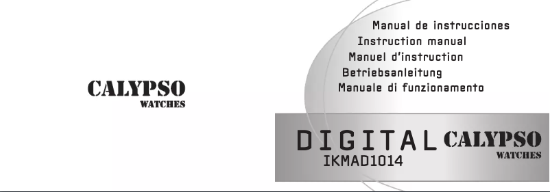 Page 1 de la notice Manuel utilisateur Calypso K5658