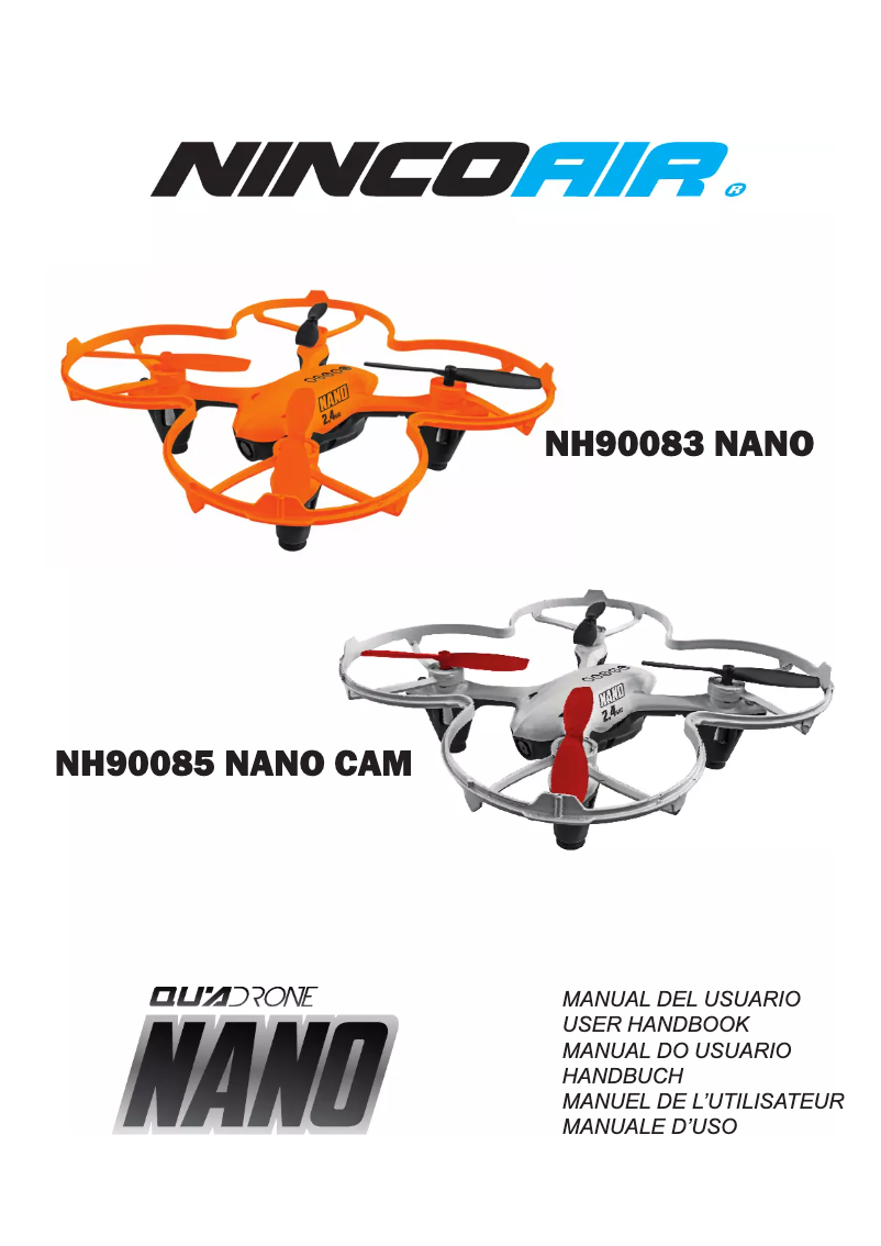 Page 1 de la notice Manuel utilisateur NINCO NH90085 Nano Cam