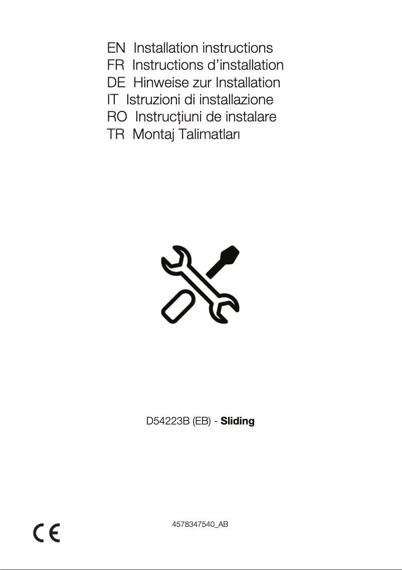 Page 1 de la notice Guide d'installation Beko BDSA250K2S